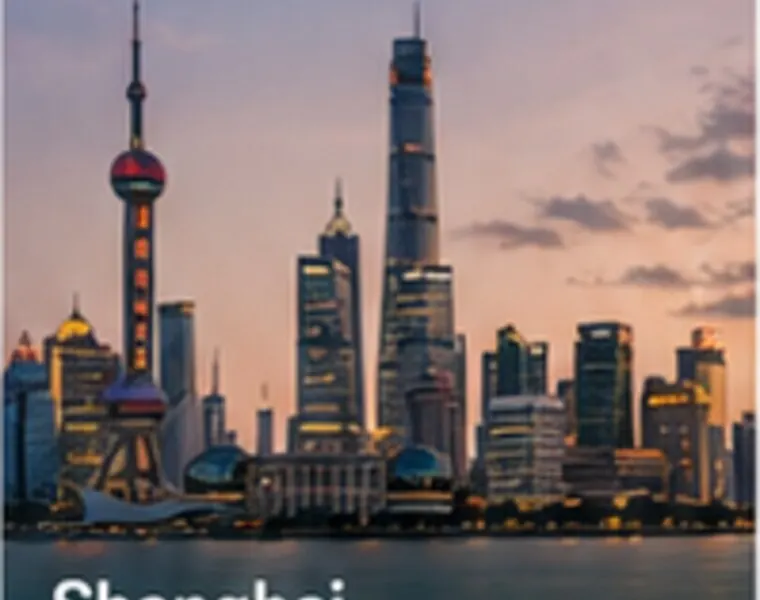 Modern Chinese city lights