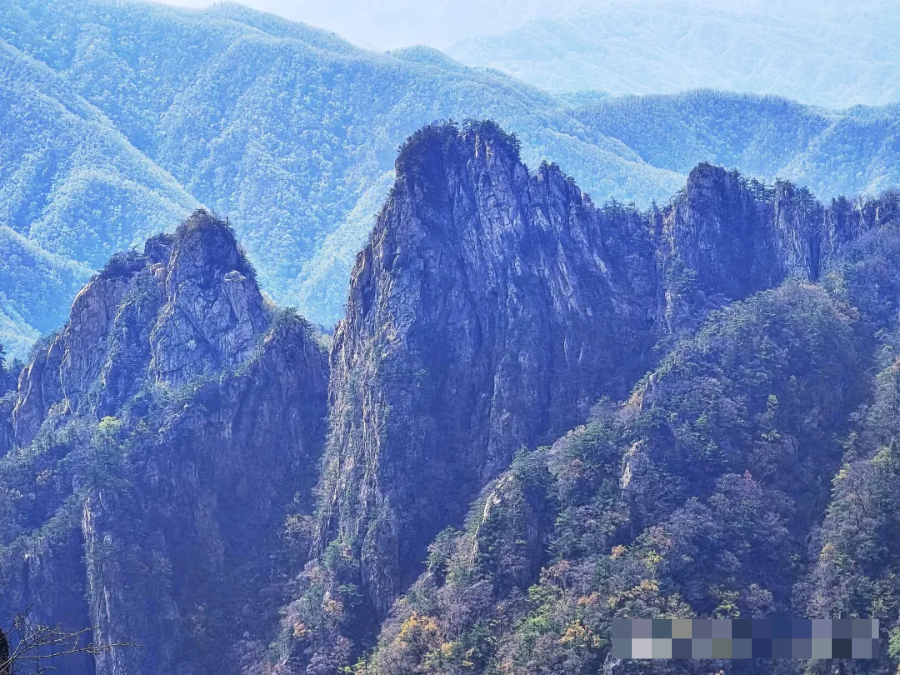 View from Mount Laojun cable car