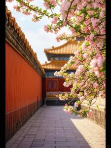 Forbidden City in spring