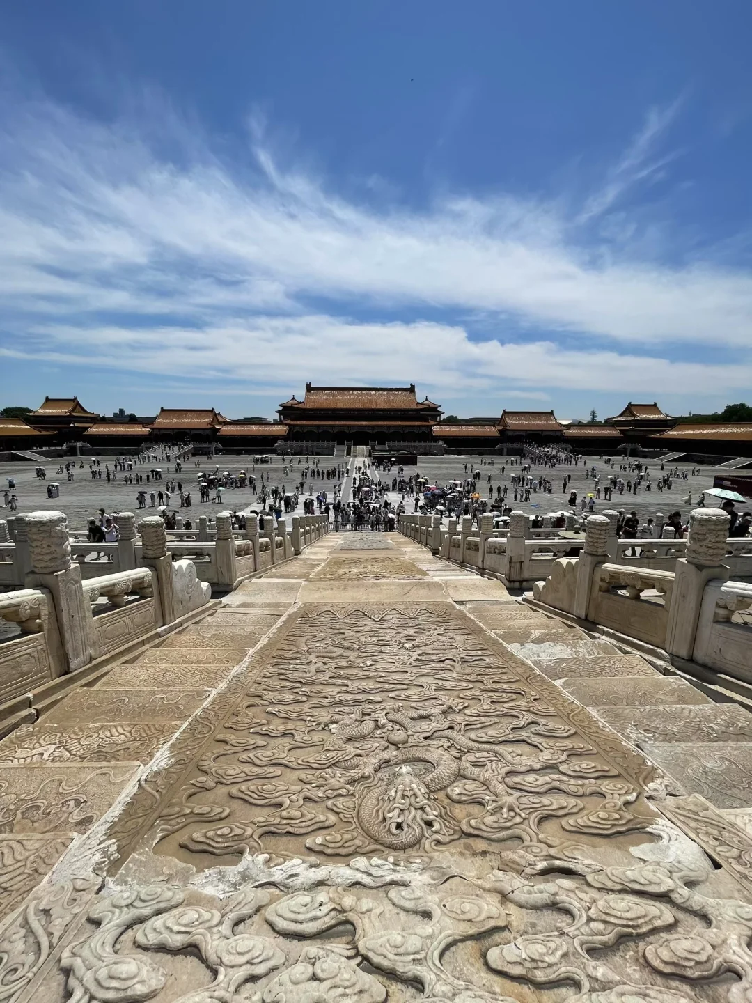 Wide view of the historic palace entrance