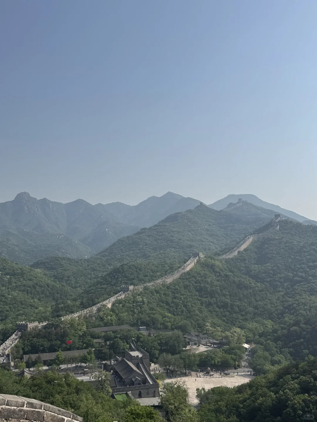 Scenic view of Badaling Great Wall