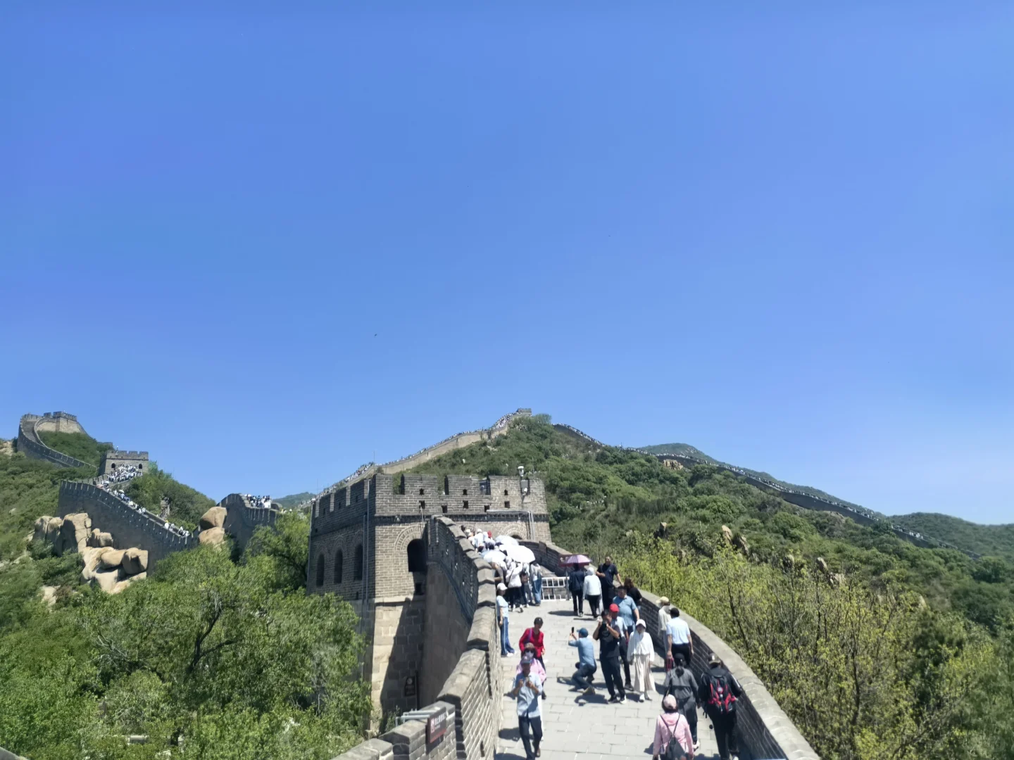 Great Wall climb view