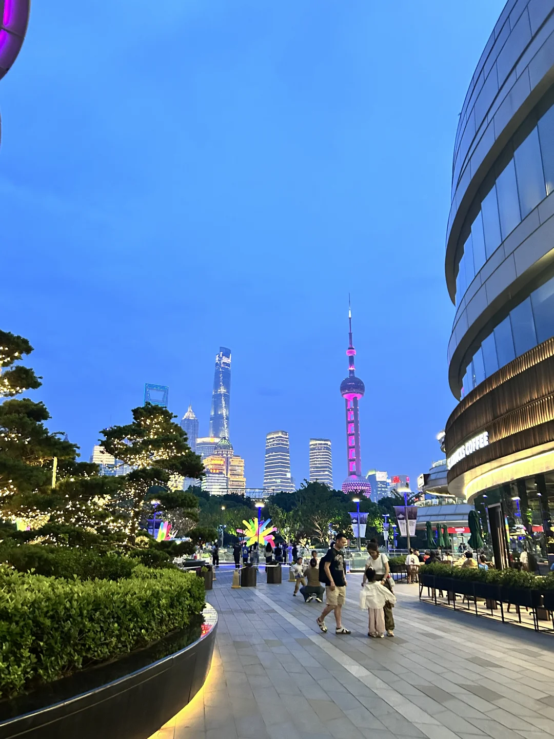 Quiet pathway near North Beach Shanghai during the city walk