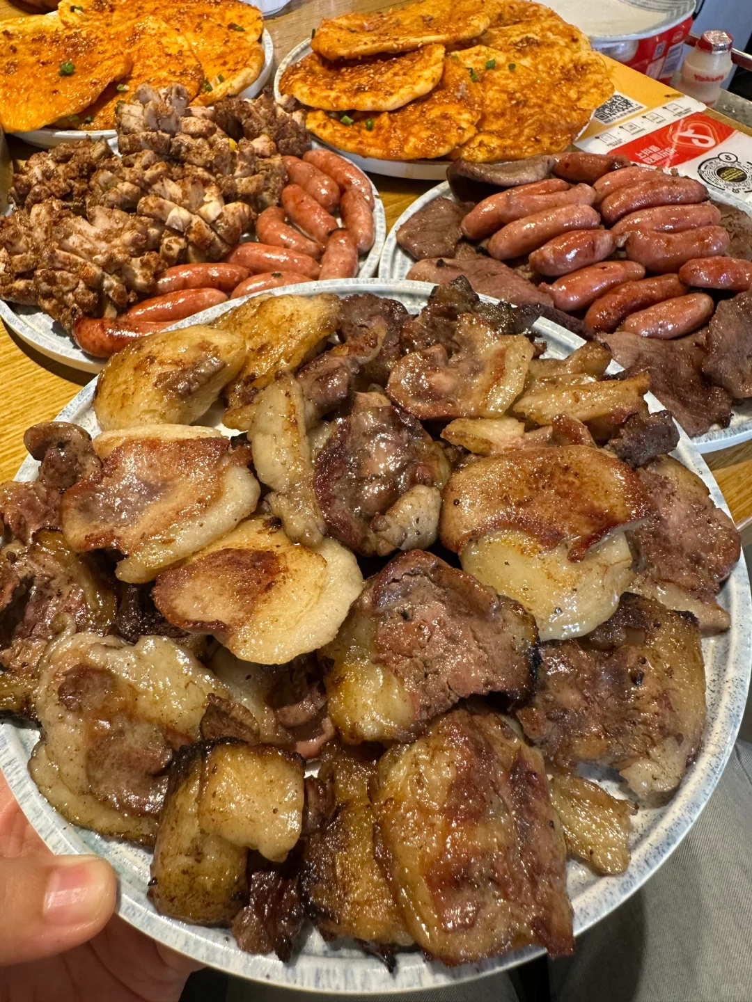 Beijing local street food vendor in the evening