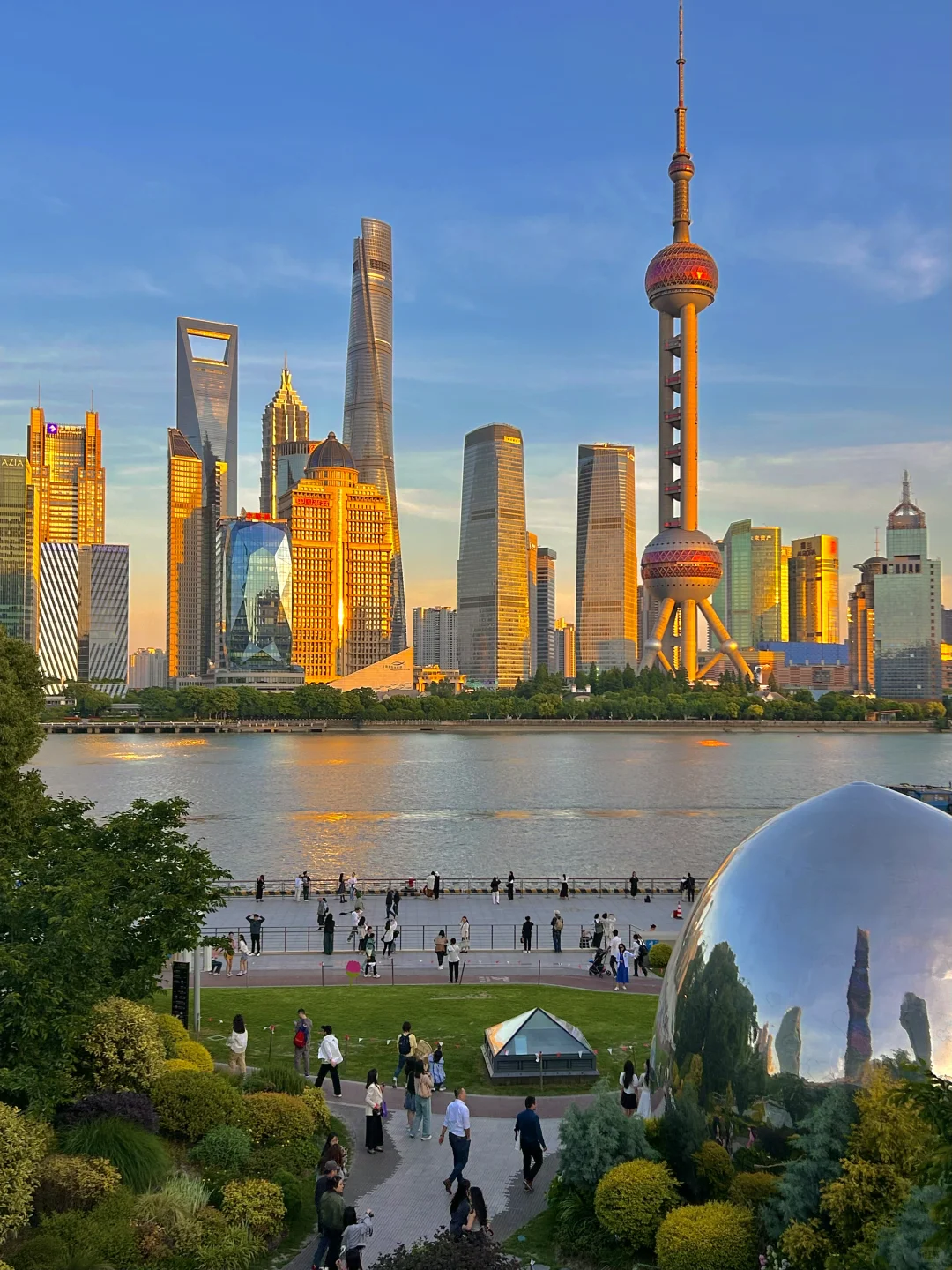 Sunset view at Shanghai North Beach