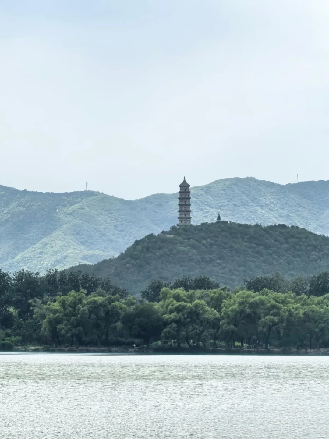 Sunset over Kunming Lake