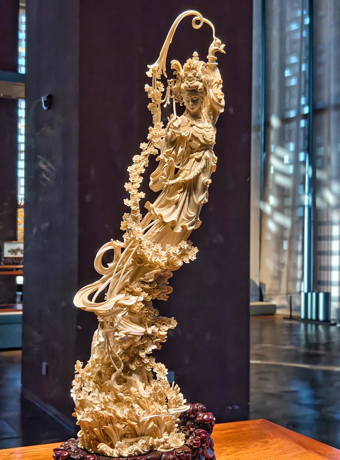 Craft display at the China National Arts and Crafts Museum from the authorized local collection